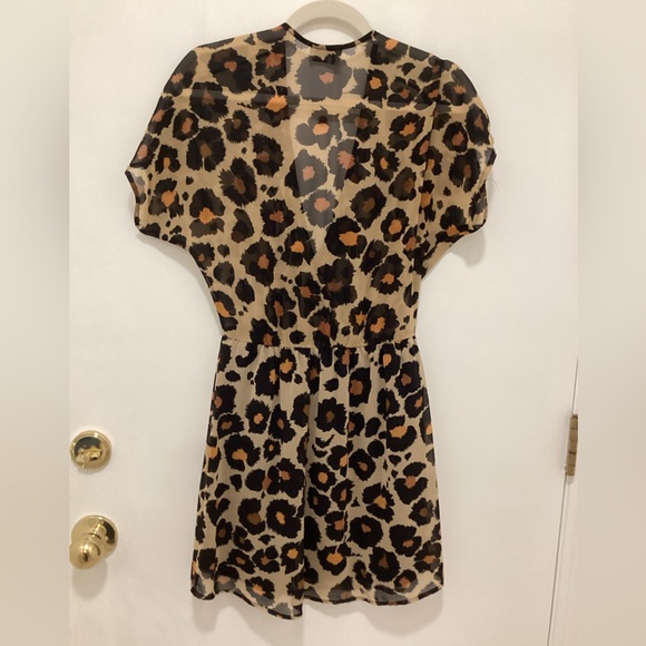 Show Me Your Mumu Leopard Print Sheer dress. Size S. - Picture 3 of 4